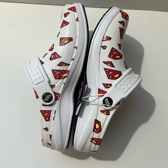 NWT Skechers Work x DC - ArchFit Superman Clogs  SZ-7 - Picture 9 of 13